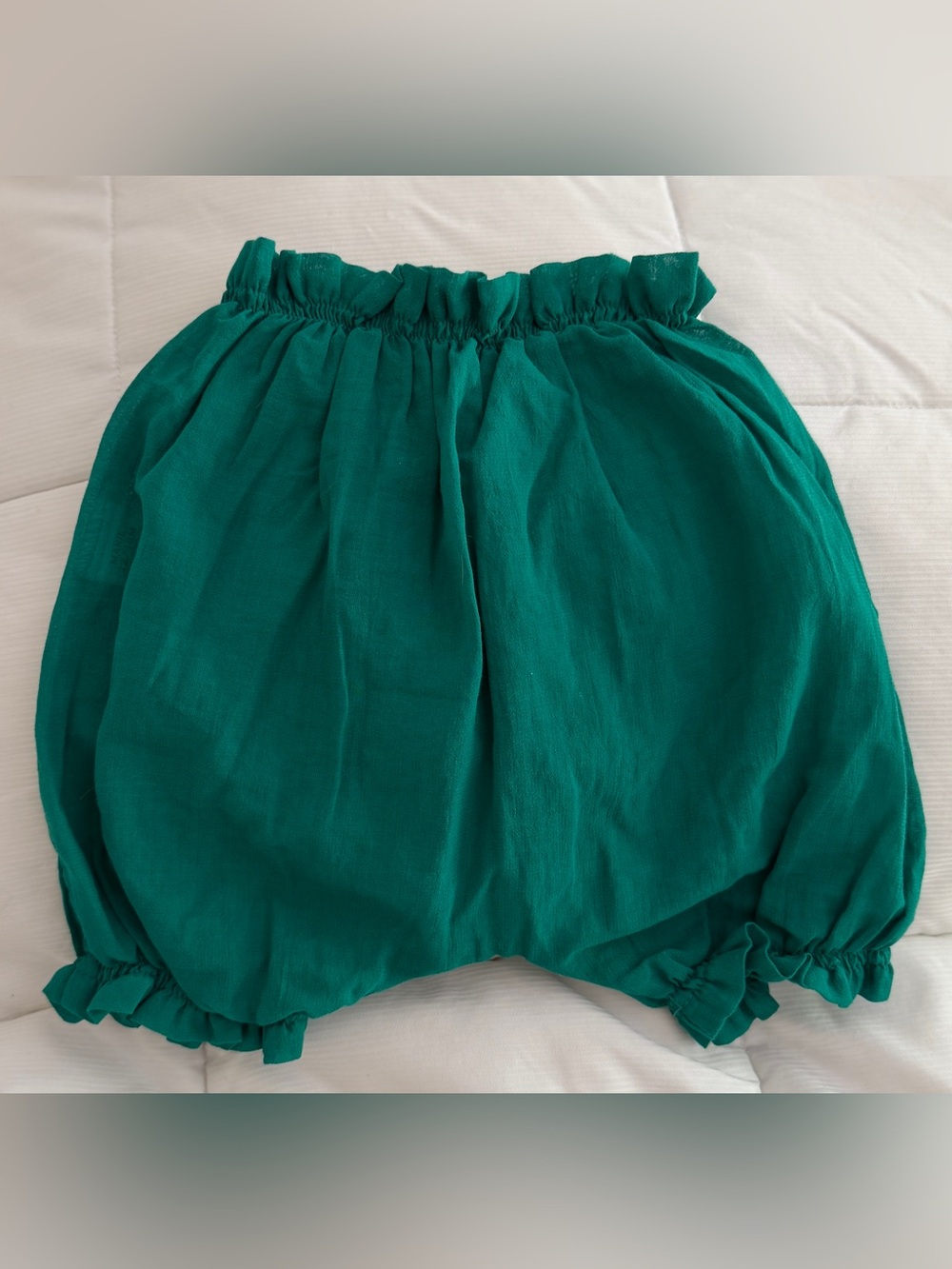 Makie Emerald Green Bubble Shorts Sz 12-18 Mos